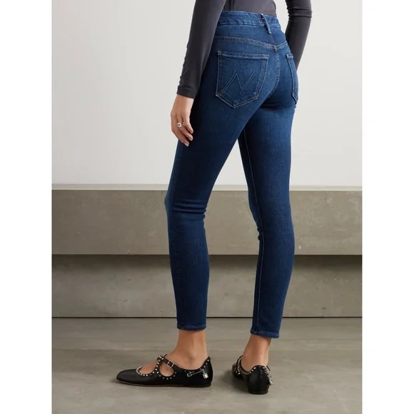 MOTHER The Looker Body Electric Low-Mid Rise Quality Stretchy Denim Skinny Jeans - Picture 16 of 16